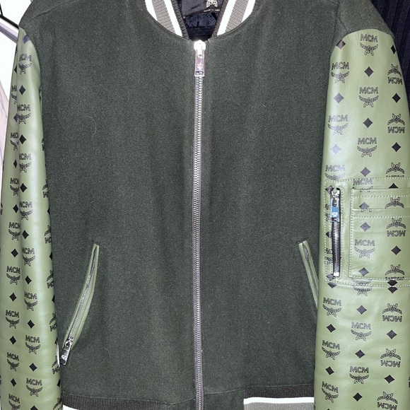 Green mcm letterman jacket - Picture 5 of 5